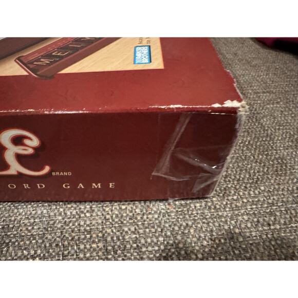 Vtg Scrabble Crossword Board Game Deluxe Edition Rotating Turntable 2001 Read - Picture 7 of 16